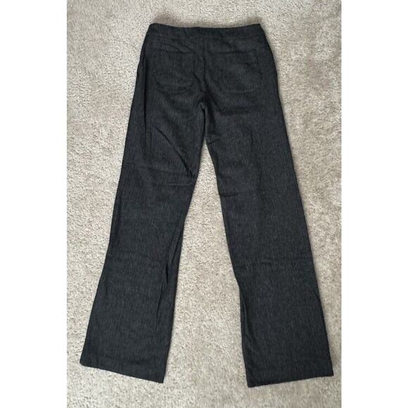 Anna Thomas Italy Pants Gray Wool Blend Stretch Fit Tapered Leg Women’s Size 10 - Picture 2 of 9